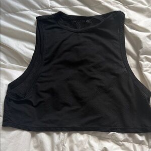 The Chestee Black Mesh Tank Top